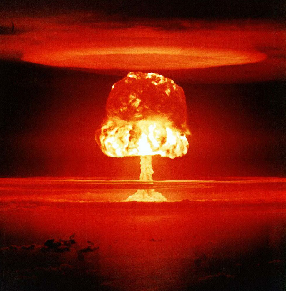 iconic image of the castle romeo nuclear explosion of 1954