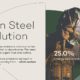 This infographic highlights industrial emissions and hydrogen's role in green steel production.