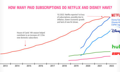 Comparing Disney and Netflix Subscribers