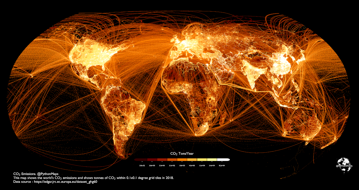 mapping out global carbon emissions