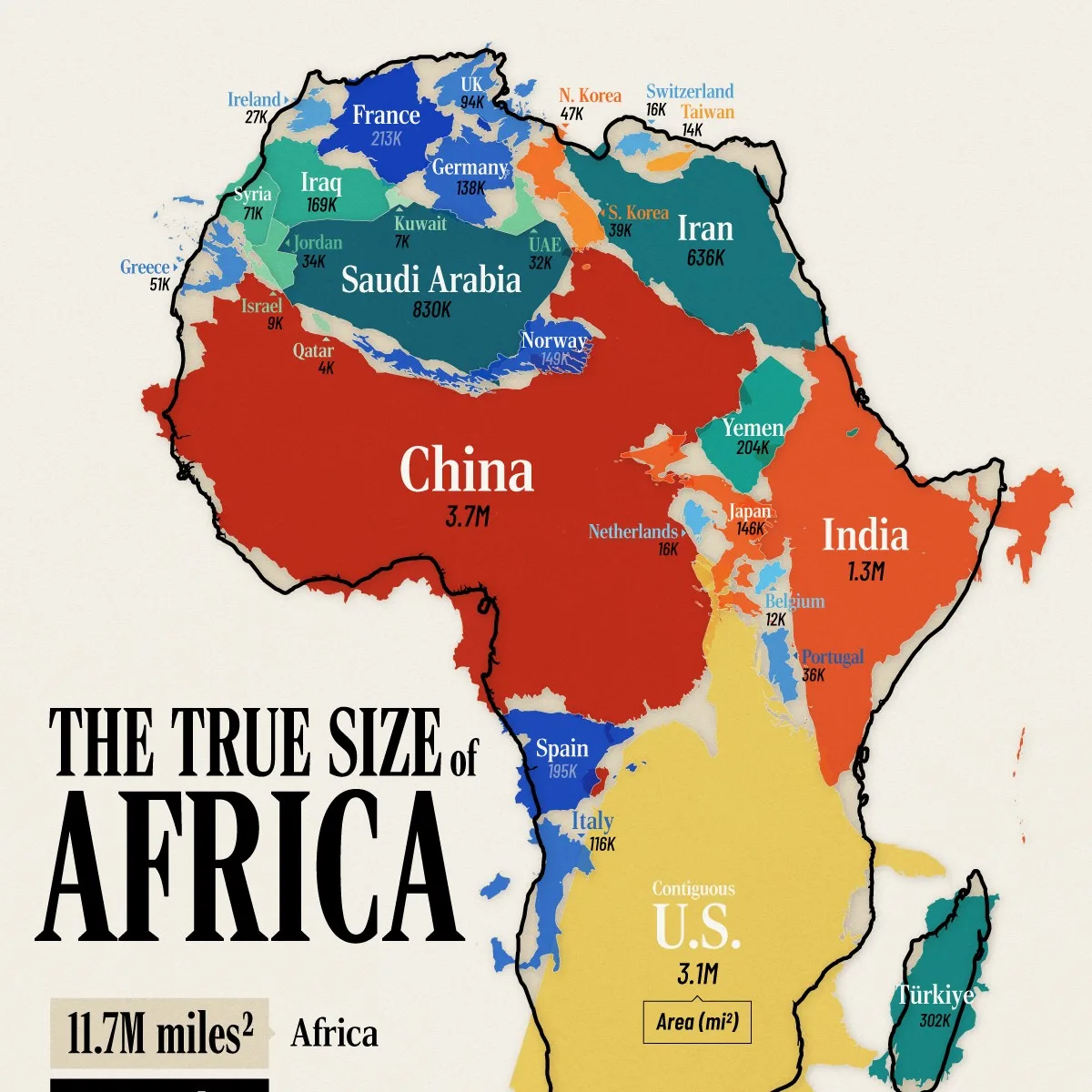 How many countries fit in Africa preview image