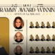 This graphic shows the artists with the most Grammy awards as of 2023.