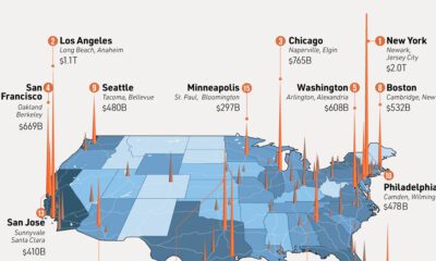 This Map Compares the Size of State Economies with Entire Countries - 58