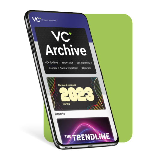 Image of VC+ archive on a mobile phone