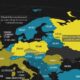 Tracking Ukrainian refugee destinations in Europe