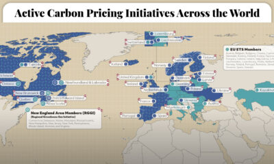 Shareable carbon pricing initiatives across the world