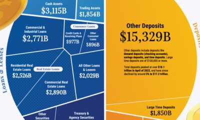 Zoomed in crop of a voronoi diagram of the assets and liabilities of U.S. banks