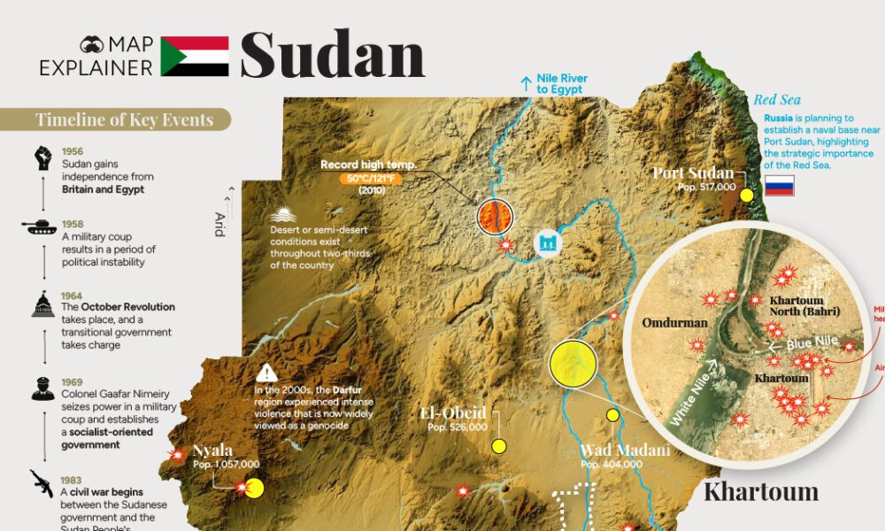 Map Explainer: Sudan