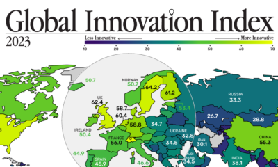 映射：2023 年最具创新力的国家