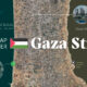 Gaza Strip map infographic