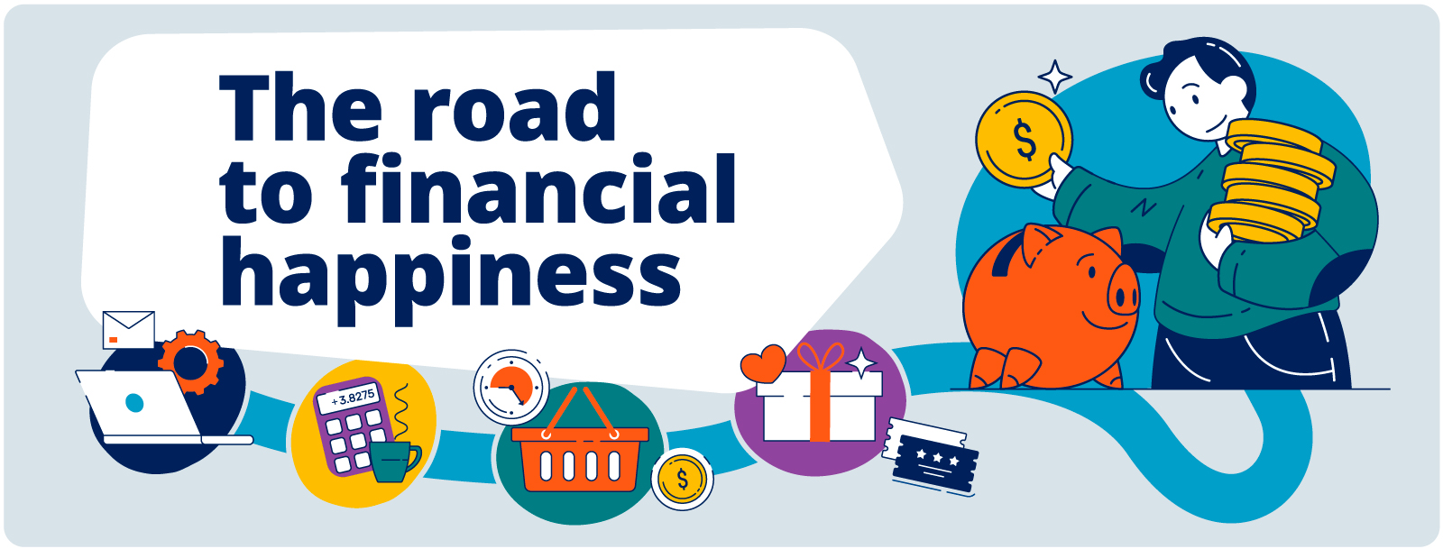 header for financial happiness graphic