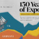This graphic shows how global export shares by value have changed over the last 150 years.