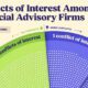 Preview image showing conflicts of interest across U.S. financial advisory firms. It shows a portion have 0 conflicts of interest, a portion have 1 conflict of interest, a portion have 2 conflicts of interest, and so on with the specific proportions not labelled.