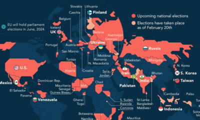 2024 global elections map