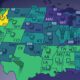 The preview image for a state-level U.S. map showing the number and average age of energy projects in interconnection queues as of December 31, 2023.