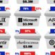 This illustrative graphic shows the top companies by employee political donations in 2024.