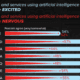 Part of a bar chart showing feelings about AI by country; in particular, whether they are excited or nervous about products and services using AI.