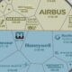 The preview image for a voronoi of the worlds largest aircraft makers by market capitalization in 2024.
