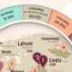 This cropped graphic locates the cities with the worst air pollution as of Nov. 18, 2024.