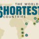 This cropped graphic maps and ranks the 20 shortest countries in the world, by average height.