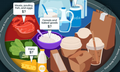 The preview image for a voronoi chart showing a breakdown of what Americans eat.