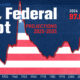 Line chart showing U.S. national debt projections as a share of GDP through to 2035.
