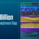 The preview image for a graphic showing the total annual nature investment needed by 2030 for each nature category compared with the current finance flows using data from BloombergNEF.