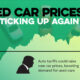 This cropped chart tracks the change in used car prices from 1970 to Feb, 2025.