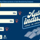 This chart ranks the top 10 U.S. states by the number of auto manufacturing jobs in 2025, including vehicles and auto parts production.