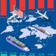 Preview of a graphic showing U.S. trade partners, surpluses, deficits, and disputes, using data from the Bureau of Economic Analysis.