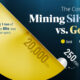 The preview image for a set of comparison charts showing the costs of mining silver vs. gold.