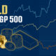 Line chart comparing gold, S&P 500 and major miners performance in 2025.
