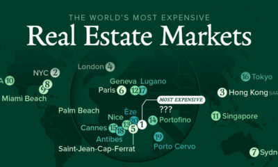 In this map, we explore the world’s most expensive real estate markets.