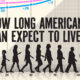 This cropped graphic charts U.S. life expectancy for every age for both men and women and the resulting change in lifespan as Americans get older.