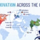 teaser image of a map showing innovative ai companies around the world