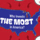 A graphic showing which countries/regions invest in the U.S. the most