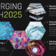 Photographic-style graphic showing the top 10 emerging technologies of 2025.