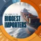 Pie chart showing the 30 largest importers in the world in 2024.