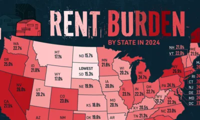 See the most rent-burdened States in the United States, where households spend over 50% of their income on housing costs.