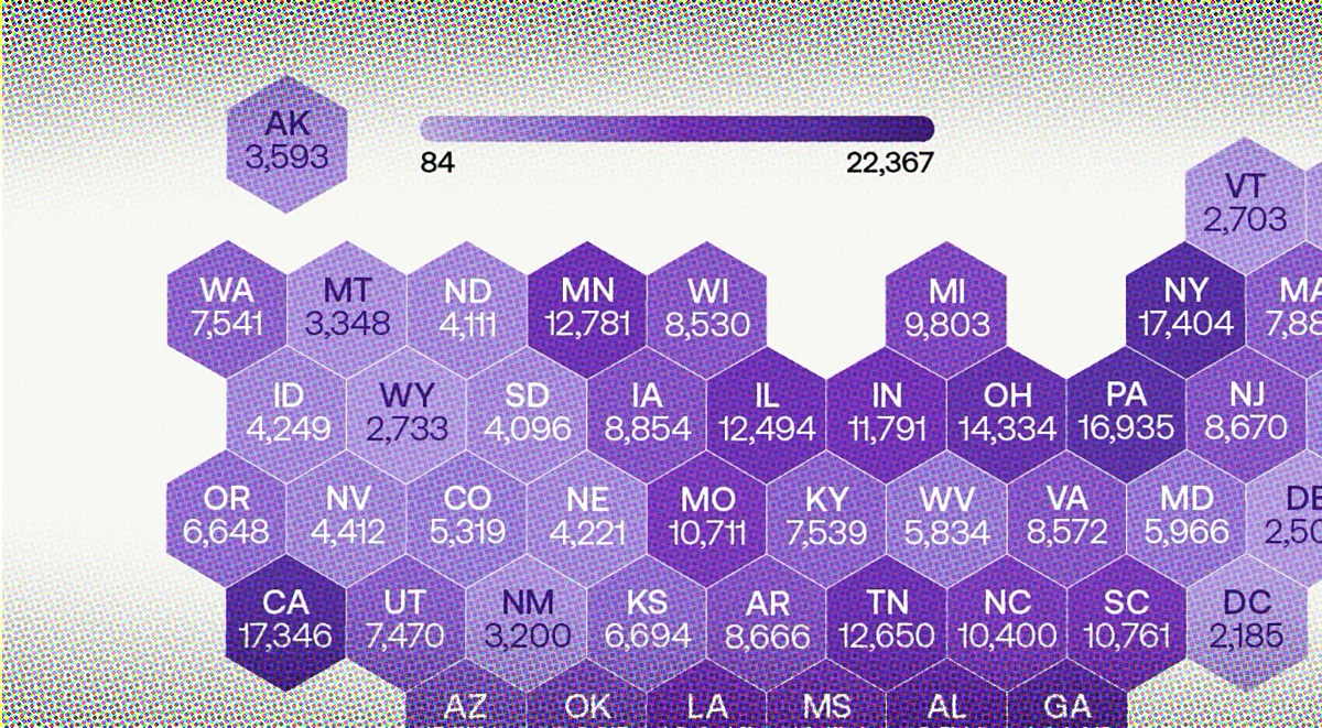 Mapped: America’s National Guard Personnel by State