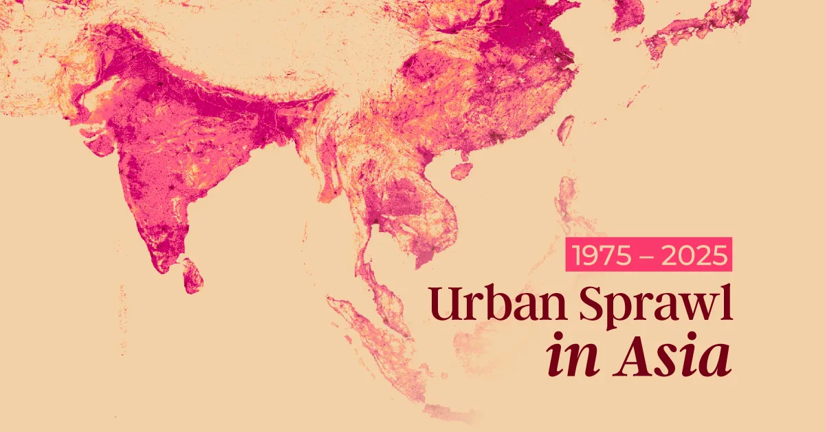 How Urbanization Has Reshaped Asia Over the Last 50 Years