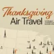 cropped U.S. map of thanksgiving week air travel