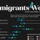 This graphic shows the share of foreign-born and native-born workers by industry in developed countries.